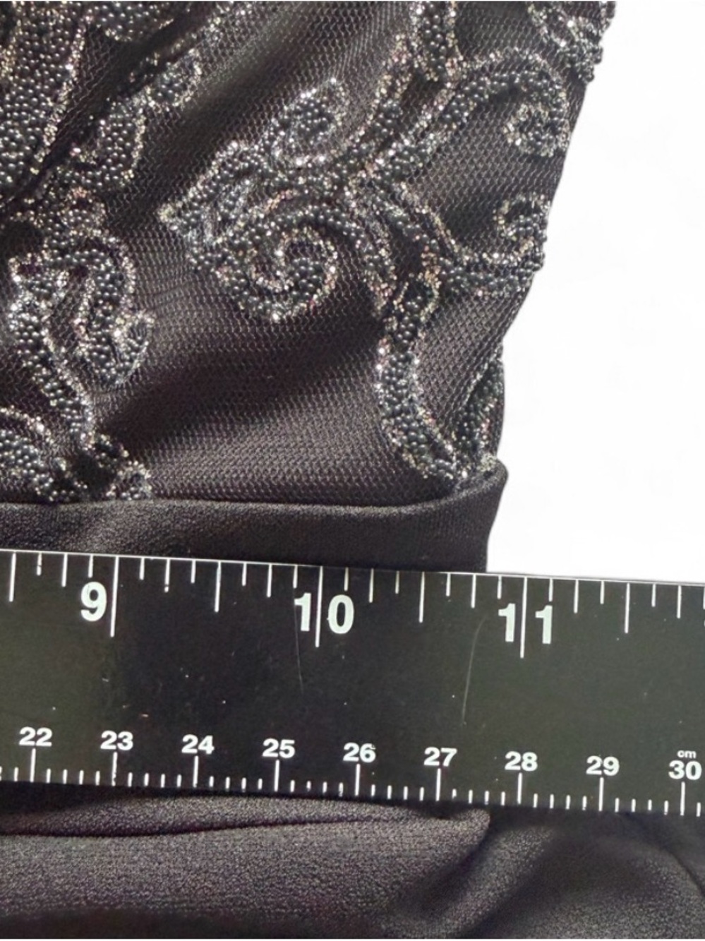 Speechless Fit & Flare Mini Homecoming HOCO Dress Glitter High Neck Glam Sparkly - Picture 15 of 16